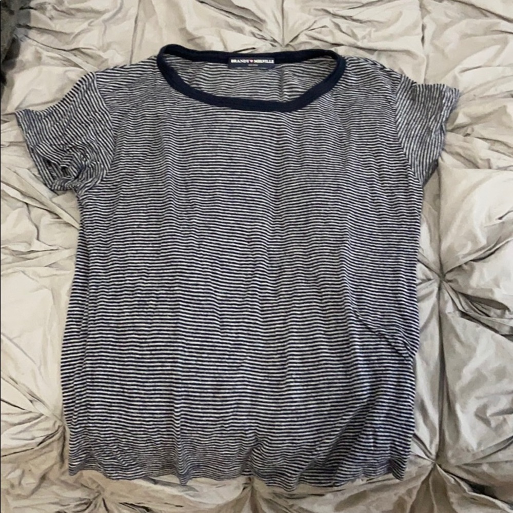 striped basic brandy melville shirt